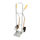 Ravendo Aluminium Steekwagen 100 kg - Uitklapbaar Draagvlak - Luchtbanden