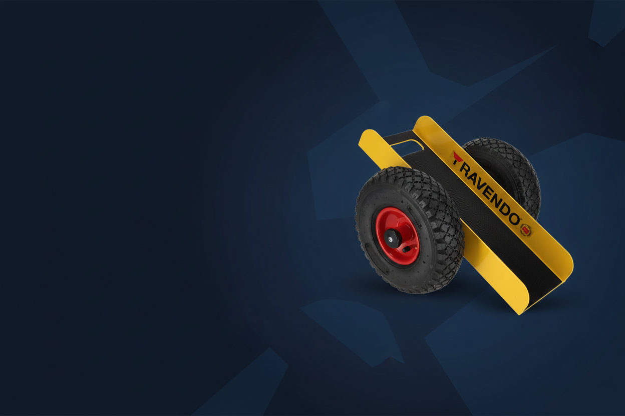 Banner met donkerder blauw en speelse achtergrond