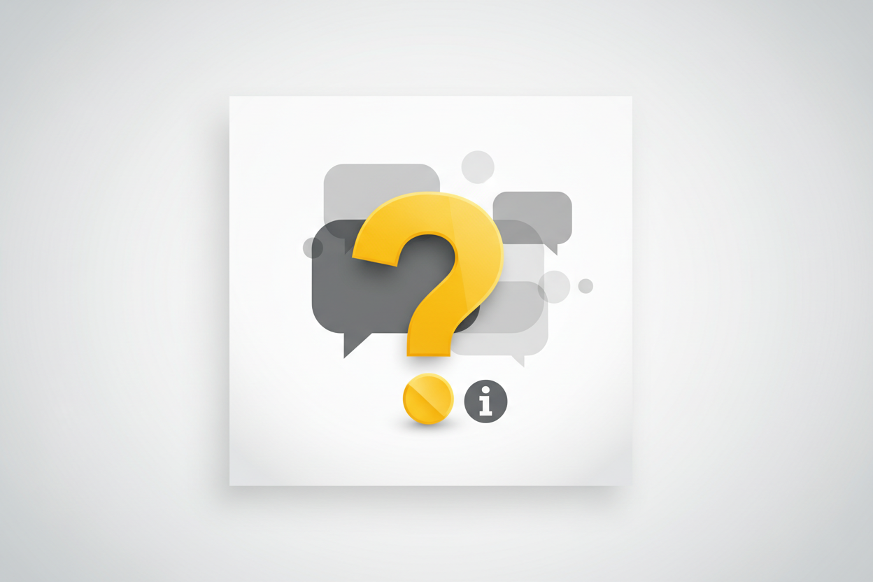 FAQ Banner gecentreerd